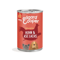 Produktbild von Edgard & Cooper Hundefutter Senior Huhn & Lachs 12x400g
