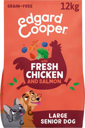 Edgard & Cooper Hundefutter Senior Huhn & Lachs Getreidefrei 2 x 12 kg – Bild 1 von 2