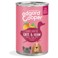 Produktbild von Edgard & Cooper Hundefutter Welpe Ente & Huhn Getreidefrei Stückchen in Sauce 6 x 400 g - 6 x 400 g