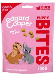 Edgard & Cooper Hundeleckerli Bites Ente & Huhn Welpe getreidefrei 120 g - 10 x 120 g – Bild 1 von 6