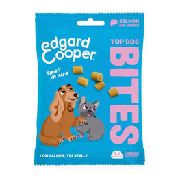 Edgard & Cooper Hundeleckerli Bites Lachs und Huhn getreidefrei 50 g - 15 x 50 g – Bild 1 von 3