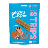 Produktbild von Edgard & Cooper Hundeleckerli Strips Lachs und Huhn getreidefrei 75 g - 10 x 75 g