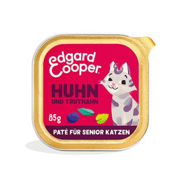 Edgard & Cooper Hundepaté Huhn und Truthahn Senior ohne Zucker 16x85g - 16 x 85 g – Bild 1 von 2