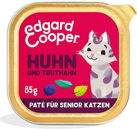 Produktbild von Edgard & Cooper Hundepaté Senior Huhn und Truthahn ohne Zucker 16x85g - 16 x 85 g