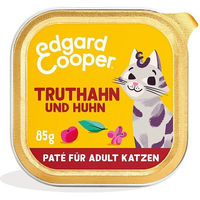 Produktbild von Edgard & Cooper Hundepaté Truthahn und Huhn für Adult, ohne Zucker, 8x85g