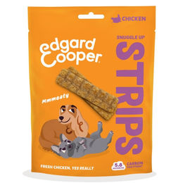 Edgard & Cooper Hundesnacks Strips Huhn getreidefrei und glutenfrei 75g - 10 x 75 g – Bild 1 von 4