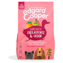 Produktbild von Edgard Cooper Hundetrockenfutter Fabelhafte Freilauf-Ente & Huhn Junior Getreidefrei 700 g - 700 g