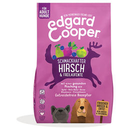 Edgard & Cooper Hundetrockenfutter Hirsch & Freilaufente Getreidefrei Hypoallergen Adult 12 kg - 12 kg – Bild 1 von 7