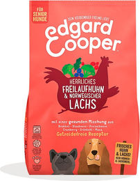 Edgard & Cooper Hundetrockenfutter Senior Large Getreidefrei Huhn & Lachs 12 kg - 12 kg – Bild 1 von 8