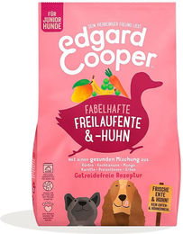 Produktbild von Edgard & Cooper Junior Hundefutter Freilaufente und Huhn getreidefrei 2x12kg