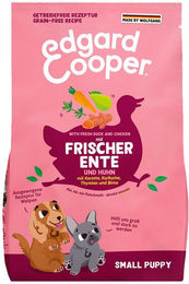 Edgard & Cooper Junior Hundefutter Freilaufente und Huhn getreidefrei 3kg – Bild 1 von 8