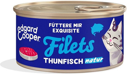 Edgard & Cooper Katzen Filets mit frischem Wildfang-Thunfisch 12x70g – Bild 1 von 3