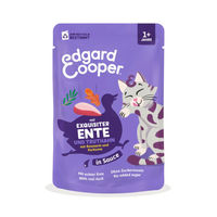Produktbild von Edgard & Cooper Katzen Nassfutter Adult Ente & Truthahn Stückchen in Sauce 12 x 85 g
