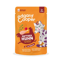 Produktbild von Edgard & Cooper Katzen Nassfutter Adult Huhn in Sauce 12 x 85 g