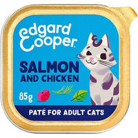 Produktbild von Edgard & Cooper Katzen Nassfutter Adult Lachs und Huhn Getreidefrei Paté 16 x 85 g
