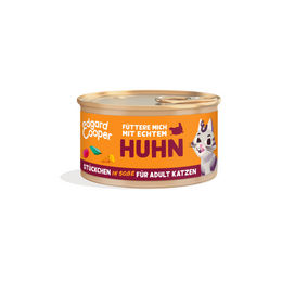 Edgard & Cooper Katzen Nassfutter Adult Stückchen in Soße Freilaufhuhn Getreidefrei 18 x 85 g - 18 x 85 g – Bild 1 von 2