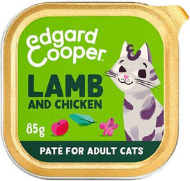 Edgard & Cooper Katzen Nassfutter Pastete Lamm und Huhn für erwachsene Katzen 16 x 85 g – Bild 1 von 1