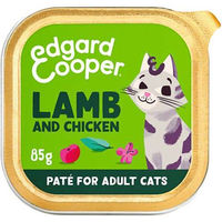 Produktbild von Edgard & Cooper Katzen Nassfutter Pastete Lamm und Huhn für erwachsene Katzen 16 x 85 g