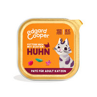 Produktbild von Edgard & Cooper Katzen Nassfutter Paté Adult Huhn Getreidefrei 16 x 85 g - 16 x 85 g