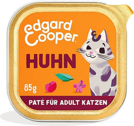 Produktbild von Edgard & Cooper Katzen Nassfutter Paté Huhn Adult 16x85g