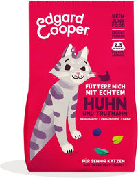 Edgard & Cooper Katzen Trockenfutter Senior Huhn und Truthahn getreidefrei 2kg - 2 kg – Bild 1 von 7