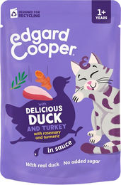 Edgard & Cooper Katzenfutter Adult Ente & Truthahn 12 x 85 g – Bild 1 von 1