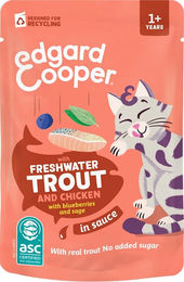 Edgard & Cooper Katzenfutter Adult Forelle & Huhn 12 x 85 g – Bild 1 von 1