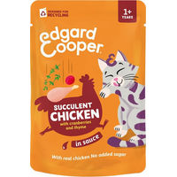 Produktbild von Edgard & Cooper Katzenfutter Adult Huhn 12 x 85 g