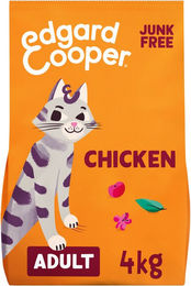 Edgard & Cooper Katzenfutter Adult Huhn Getreidefrei Hypoallergen 4 kg – Bild 1 von 3