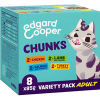 Produktbild von Edgard & Cooper Katzenfutter Adult Stückchen in Sauce 8 x 85 g