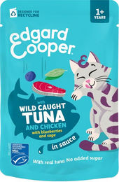 Edgard & Cooper Katzenfutter Adult Thunfisch & Huhn 12 x 85 g – Bild 1 von 1