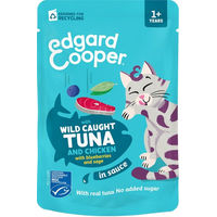 Produktbild von Edgard & Cooper Katzenfutter Adult Thunfisch & Huhn 12 x 85 g