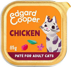 Edgard & Cooper Katzenpastete Huhn für erwachsene Katzen ohne Zucker 16 x 85 g – Bild 1 von 3