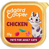 Produktbild von Edgard & Cooper Katzenpastete Huhn für erwachsene Katzen ohne Zucker 16 x 85 g