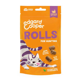 Edgard & Cooper Katzensnacks Rolls Huhn und Truthahn getreidefrei 45 g - 45 g – Bild 1 von 6