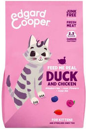 Edgard & Cooper Kitten Kroketten Ente und Huhn ohne Farb- und Aromastoffe 325 g – Bild 1 von 3