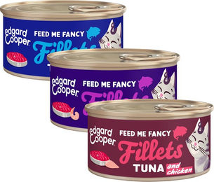 Edgard & Cooper Kitten Nassfutter mit Wildfang Pazifik-Thunfisch und Hühnerfilets 24 x 70 g – Bild 1 von 3