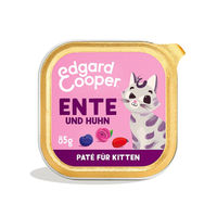 Produktbild von Edgard & Cooper Kitten Paté mit Freilaufente und Freilaufhuhn 16x85g