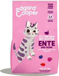 Edgard & Cooper Kitten Trockenfutter Ente und Huhn Getreidefrei 2kg - 2 kg – Bild 1 von 7