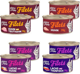 Edgard & Cooper Mixpaket Getreidefreies Kitten Nassfutter Filets 8x70 g – Bild 1 von 6