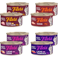 Produktbild von Edgard & Cooper Mixpaket Getreidefreies Kitten Nassfutter Filets 8x70 g