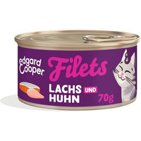 Produktbild von Edgard & Cooper Nassfutter Filets Lachs und Huhn getreidefrei 24x70 g