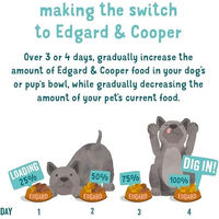 Produktbild von Edgard & Cooper Nassfutter für Senior Hunde Huhn & Lachs Stückchen in Sauce getreidefrei glutenfrei ohne Zucker 11 x 150 g