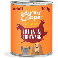 Produktbild von Edgard & Cooper Nassfutter Hund Adult Huhn und Truthahn Getreidefrei 6x800 g