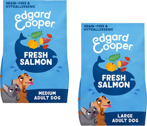 Edgard & Cooper Trockenfutter für erwachsene Hunde mit Lachs, getreidefrei und hypoallergen, 2,5 kg – Bild 1 von 6