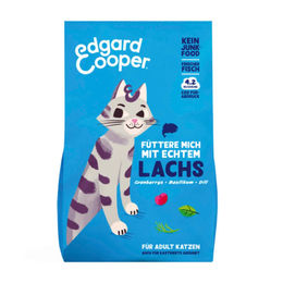 Edgard & Cooper Trockenfutter für Katzen Adult Lachs Getreidefrei 4 kg - 4 kg – Bild 1 von 3