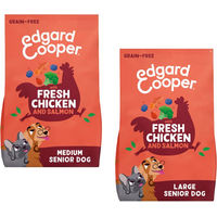 Produktbild von Edgard & Cooper Trockenfutter für Senior Hunde Huhn & Lachs Getreidefrei 2,5 kg