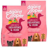 Produktbild von Edgard & Cooper Trockenfutter Hund Junior Ente und Huhn getreidefrei 24 kg - 2 x 12 kg