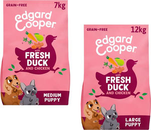 Edgard & Cooper Welpenfutter Ente & Huhn getreidefrei 12 kg – Bild 1 von 2