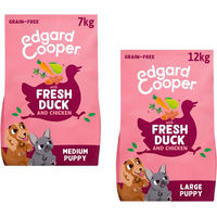 Produktbild von Edgard & Cooper Welpenfutter Ente & Huhn getreidefrei 12 kg